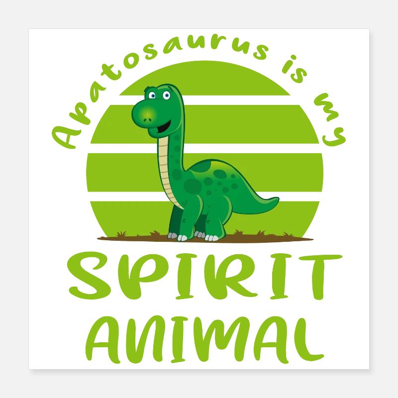 Apatosaurus Poster 40x40 cm