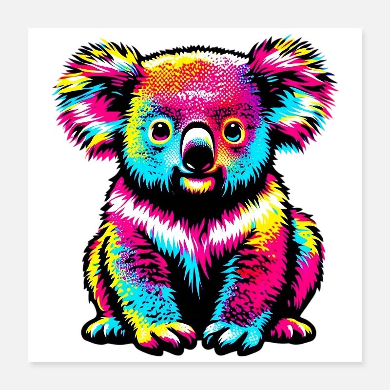 Koala Poster 40x40 cm