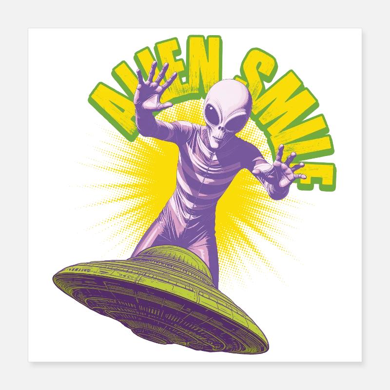 Alien Savior Poster 16" x 16" (40x40 cm)