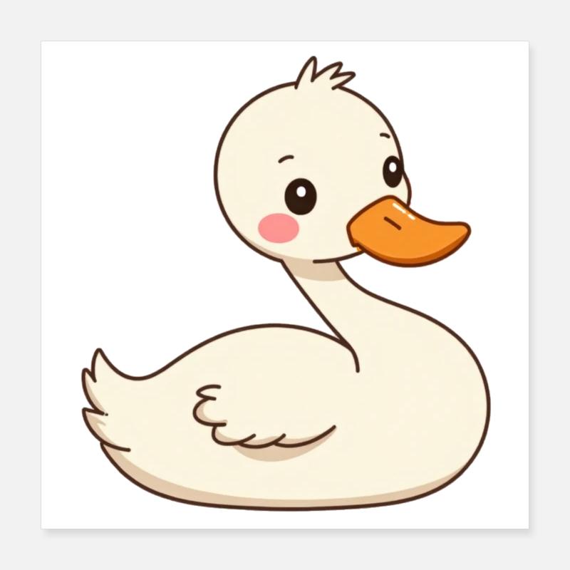 cygne Poster 40 x 40 cm