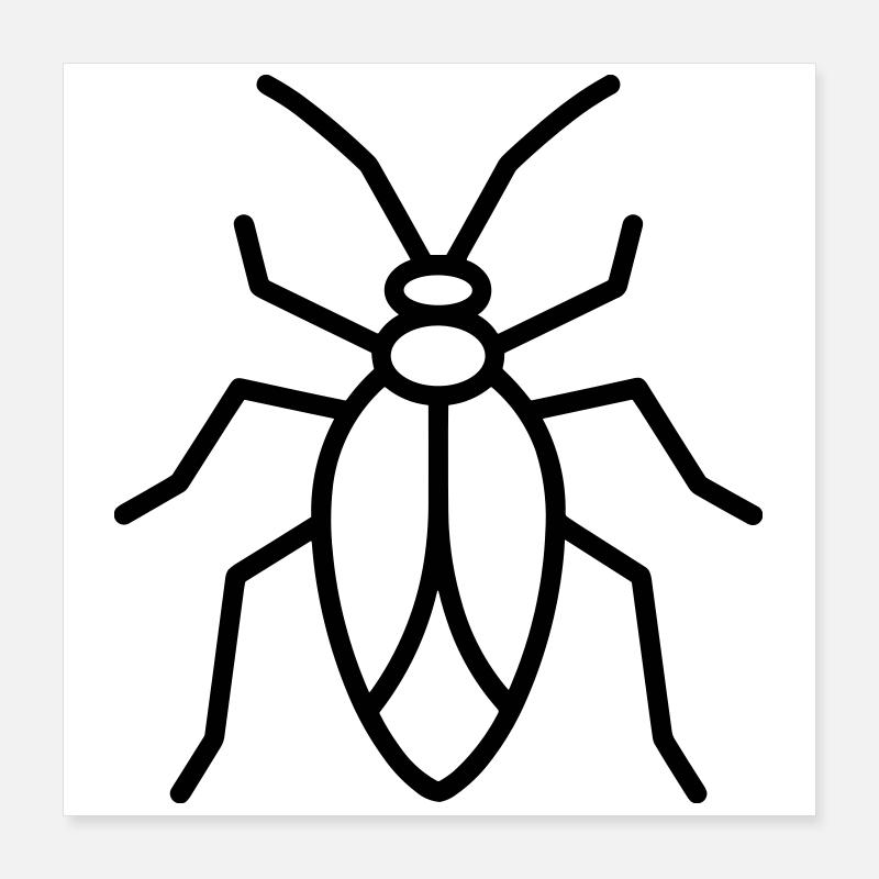 Aphid Poster 16" x 16" (40x40 cm)