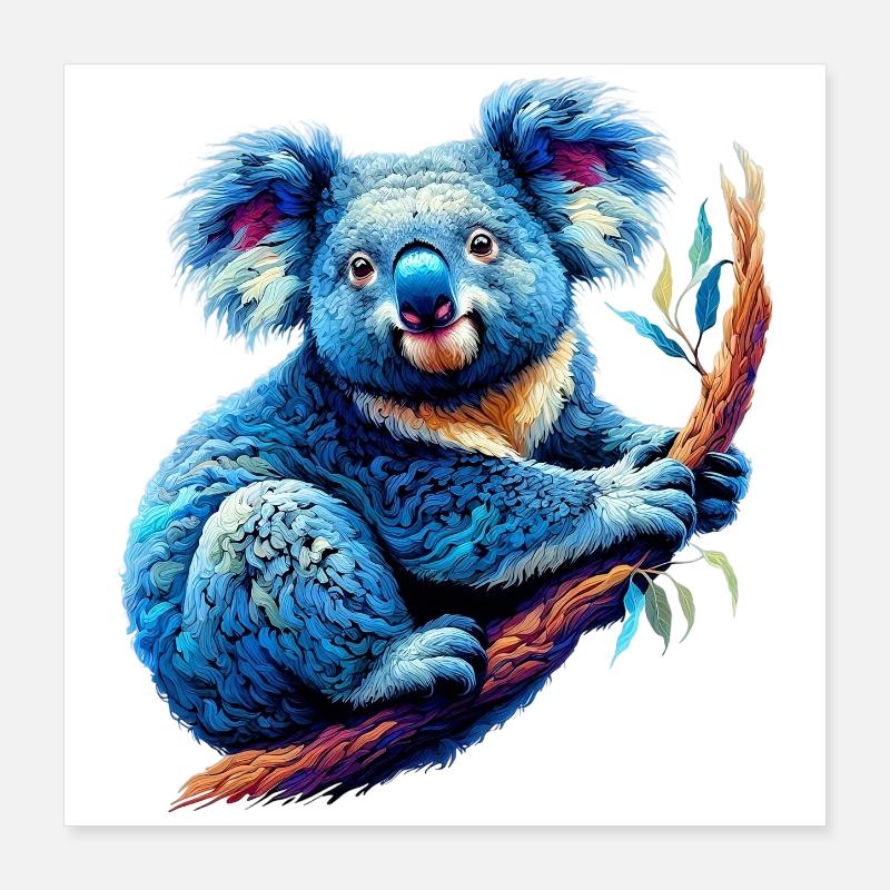 Koala Poster 16" x 16" (40x40 cm)