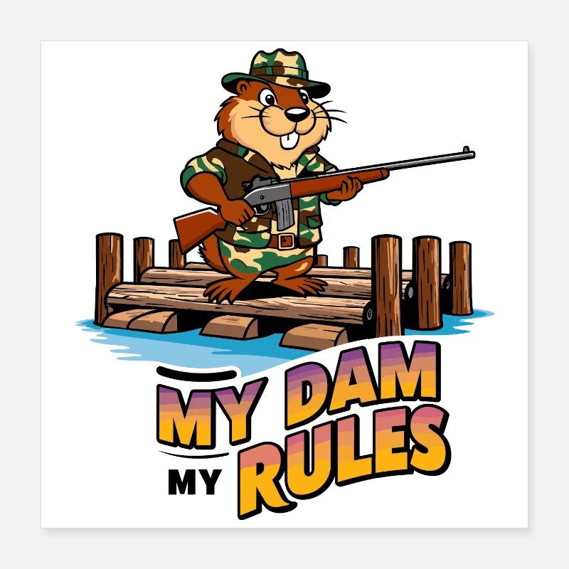 Bieber Security Guard Poster 16" x 16" (40x40 cm)