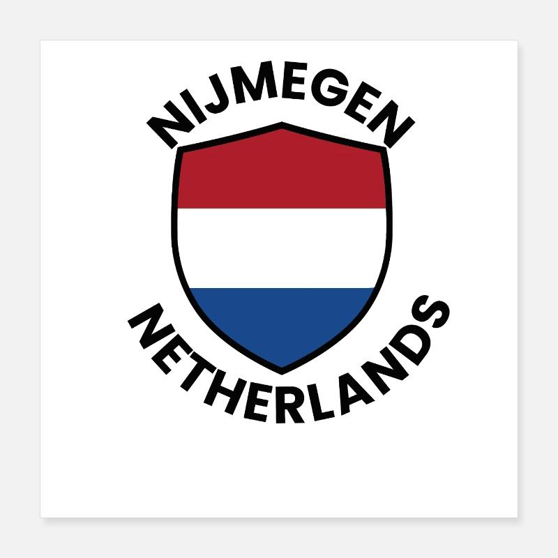 Bouclier néerlandais de Nimègue Poster 40 x 40 cm
