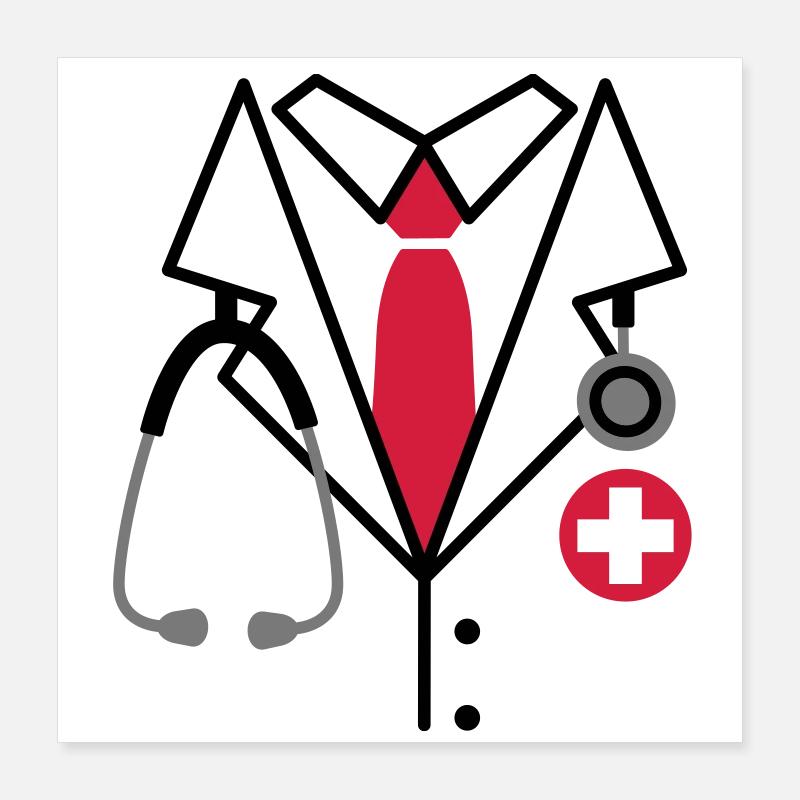 Ärztin Poster 40x40 cm