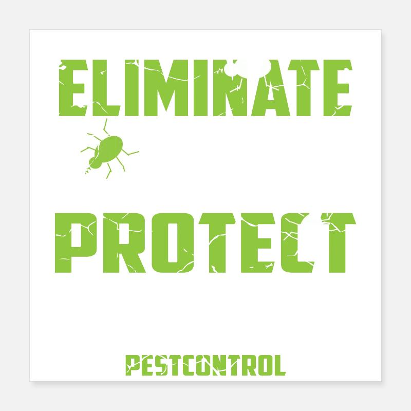 Exterminateur Poster 40 x 40 cm
