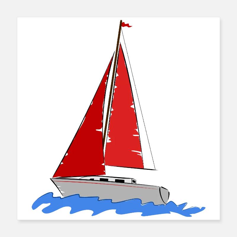 Yachtsman Poster 16" x 16" (40x40 cm)