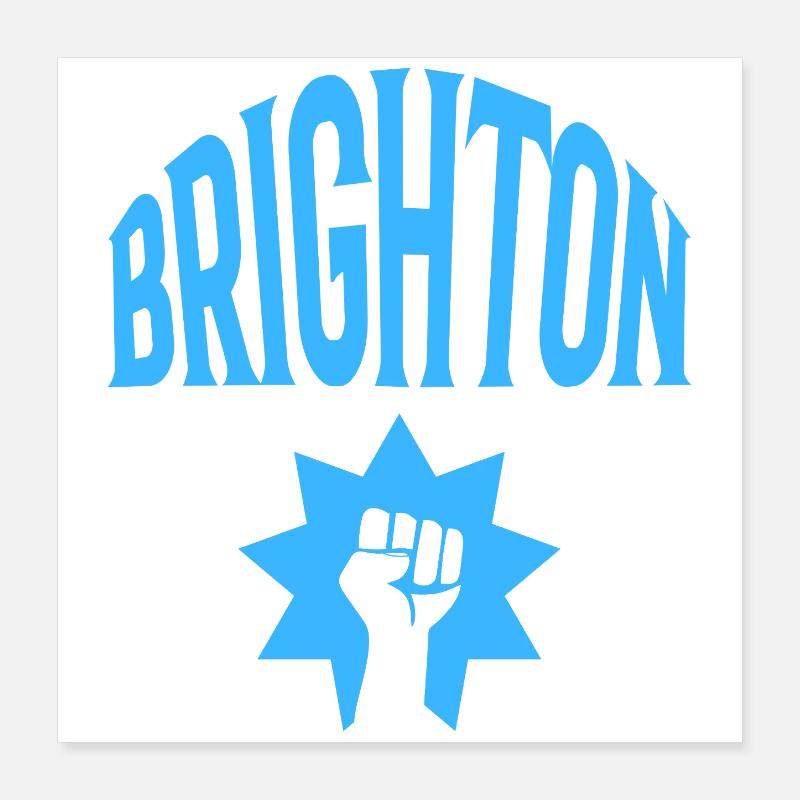 Brighton Poster 40 x 40 cm