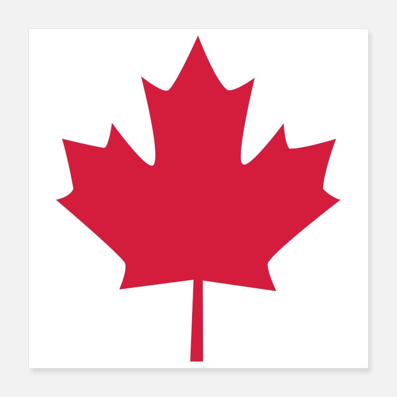 Quitte le Canada Poster 40 x 40 cm