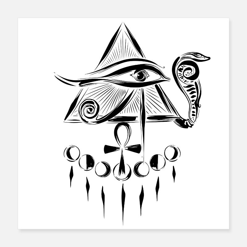 Oeil d’Horus Œil d’Horus Poster 40 x 40 cm