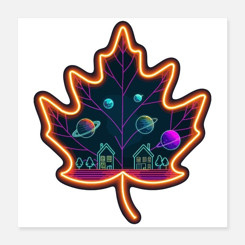 Maple leaf Poster 16" x 16" (40x40 cm)