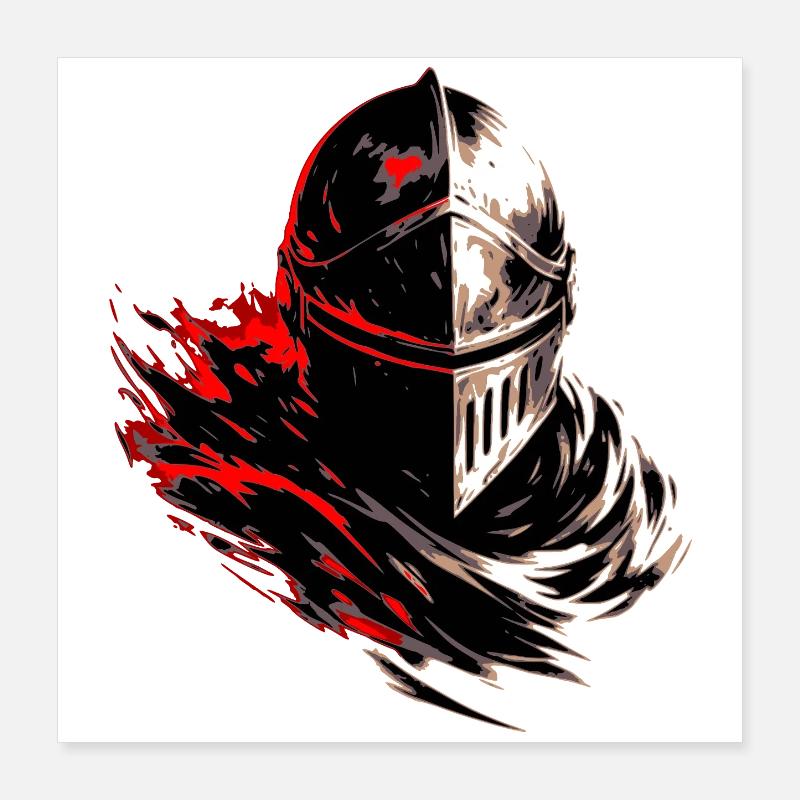 La colère et l’acier Poster 40 x 40 cm