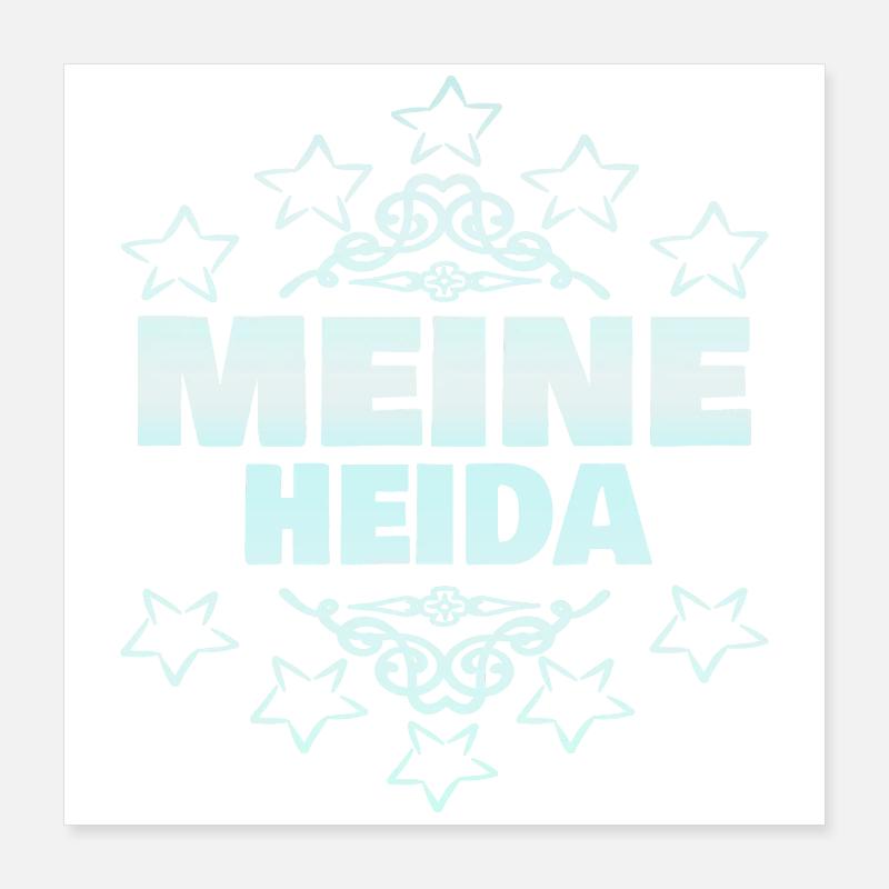 Heida Poster 40 x 40 cm