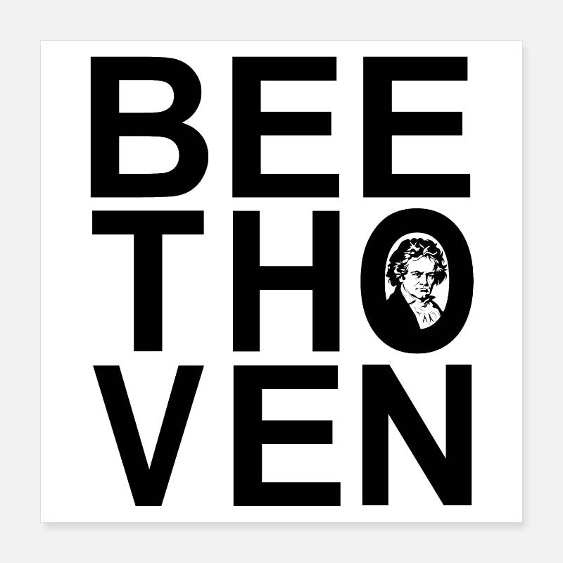 Beethoven Poster 16" x 16" (40x40 cm)
