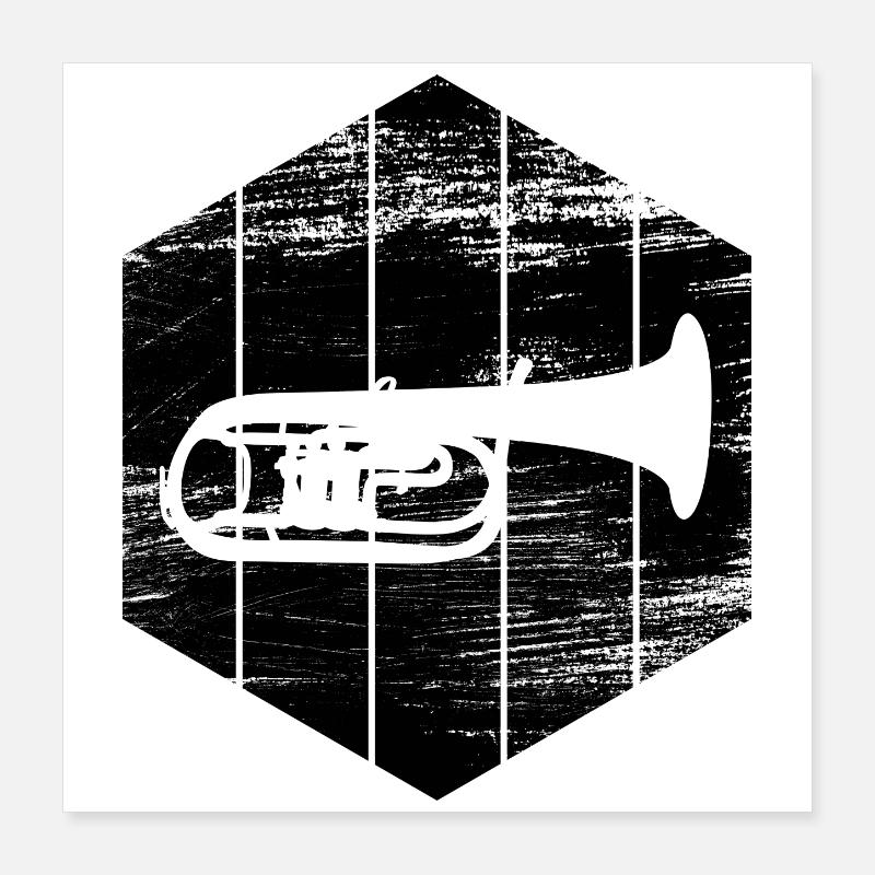Trumpet Poster 16" x 16" (40x40 cm)