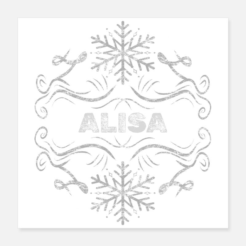 Vo als Ehefrau Poster 40x40 cm