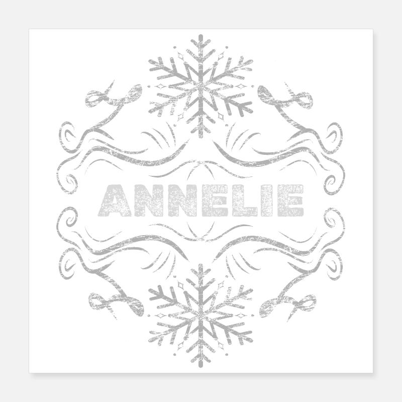 First name Annelie Poster 16" x 16" (40x40 cm)