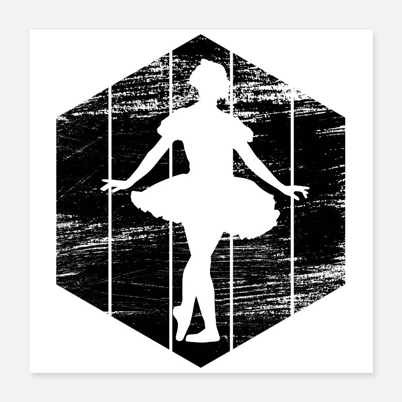 Ballerine Poster 40 x 40 cm