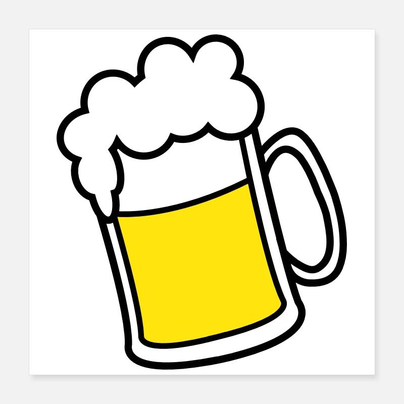 Beer Poster 16" x 16" (40x40 cm)