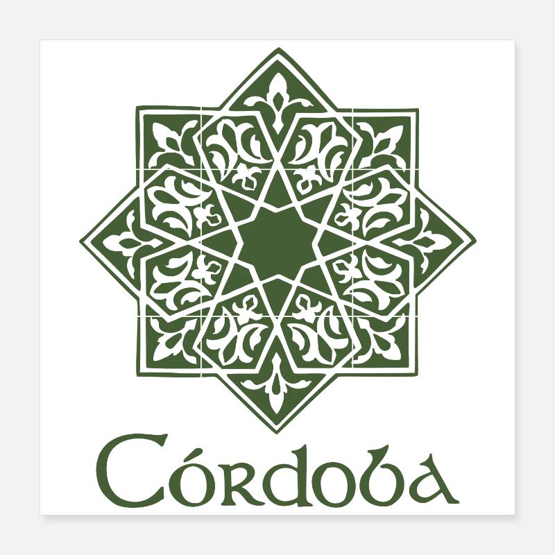 Cordoue 2 (vert) Poster 40 x 40 cm