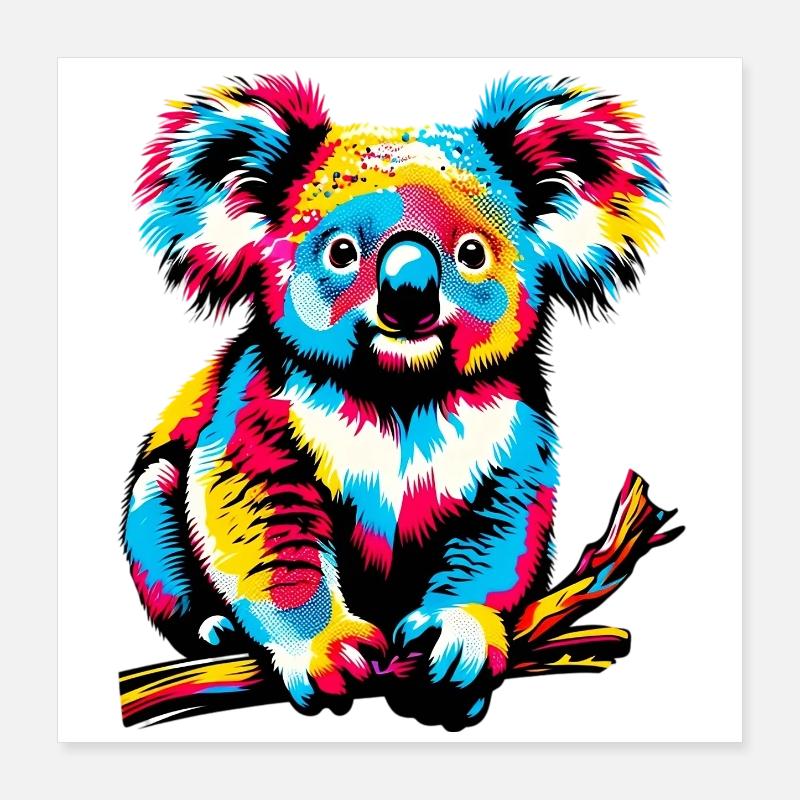 Koala Poster 40x40 cm