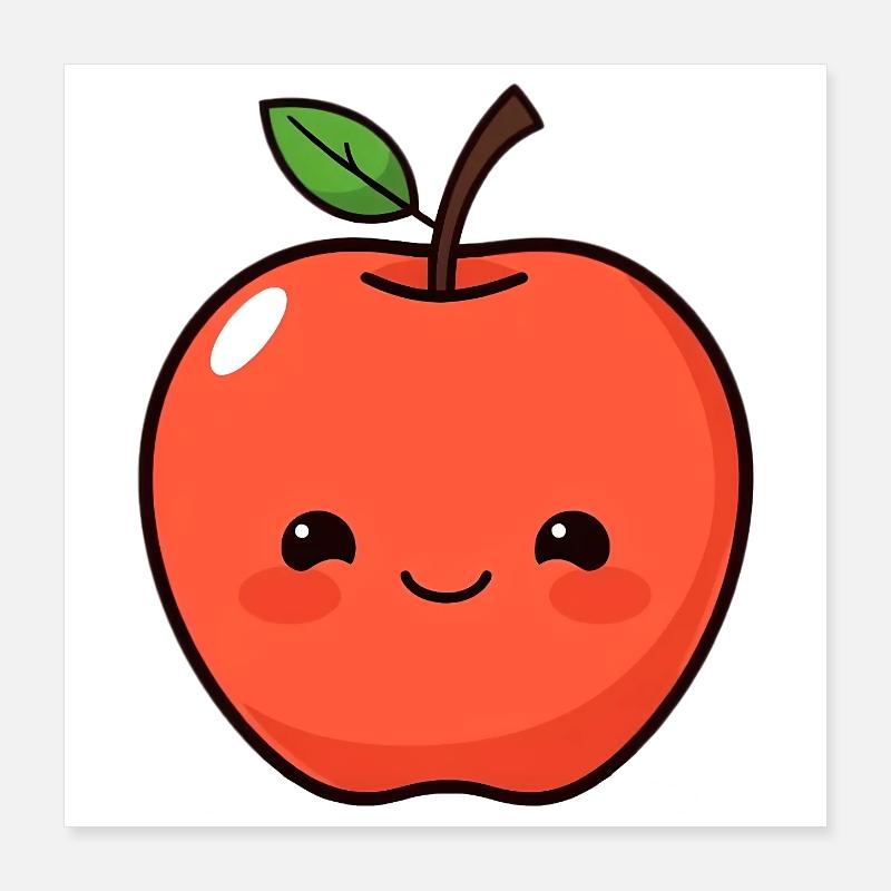 Apple Poster 16" x 16" (40x40 cm)