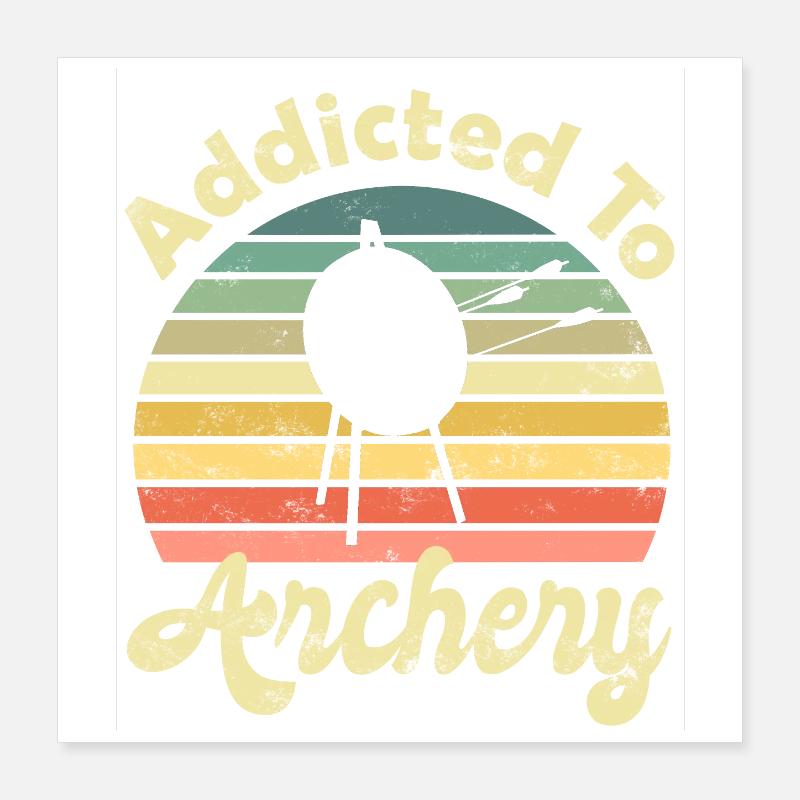 Archery Archery Archer Archer Poster 16" x 16" (40x40 cm)