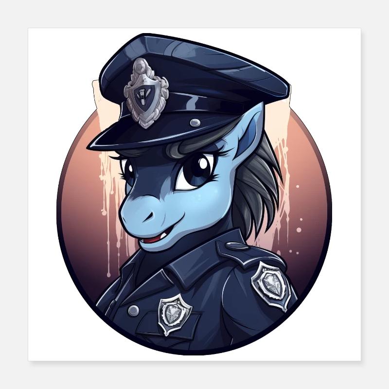Pony Poster 40x40 cm