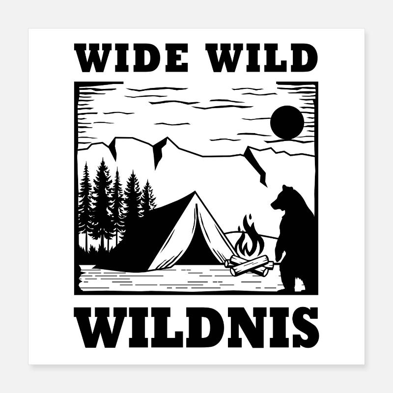 Wide Wild Wilderness Poster 16" x 16" (40x40 cm)