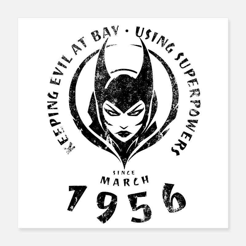 70. Geburtstag Using Superpowers Since 03/1956 Poster 40x40 cm