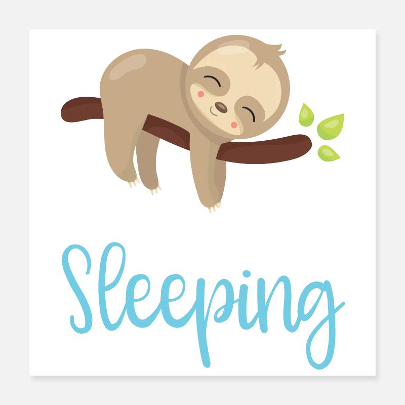 I’d Rather Be Sleeping Poster 16" x 16" (40x40 cm)