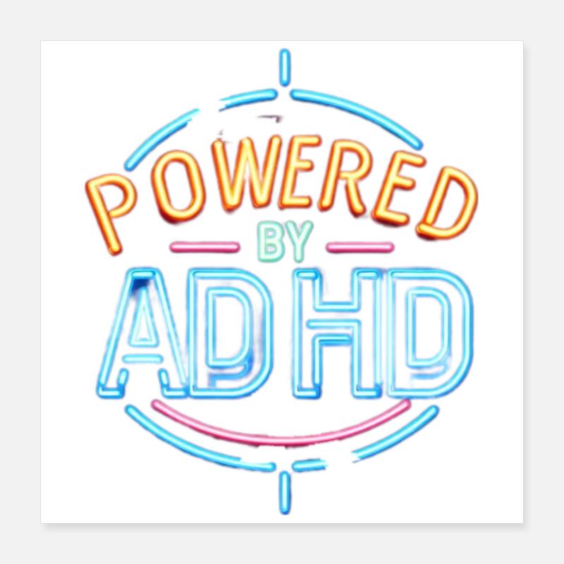 ADHS Poster 40x40 cm