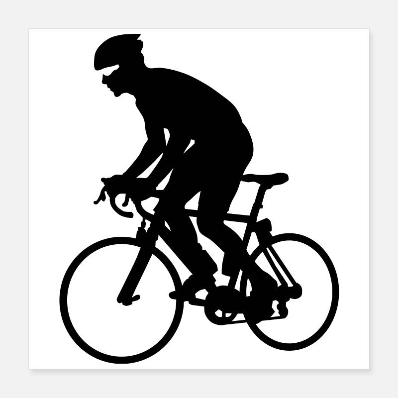 Coureur Poster 40 x 40 cm