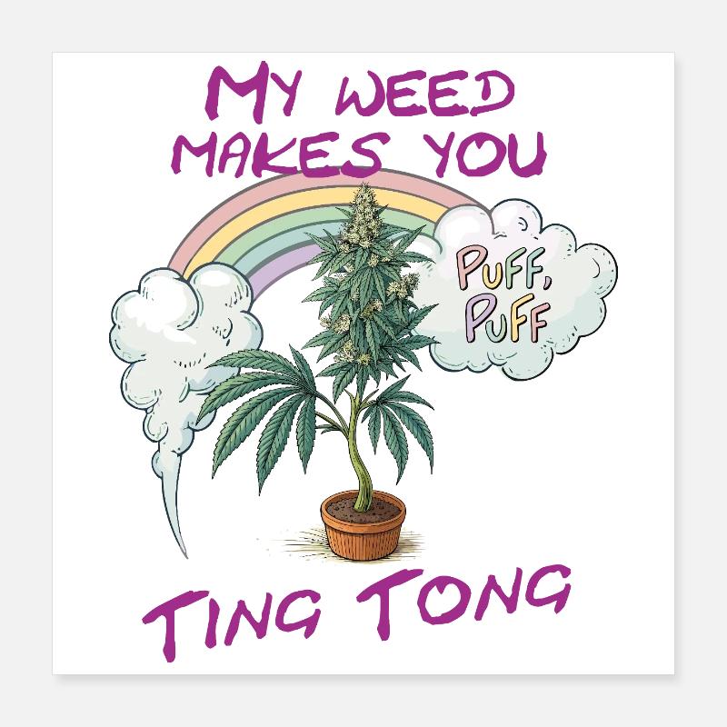 Ting Tong Poster 16" x 16" (40x40 cm)