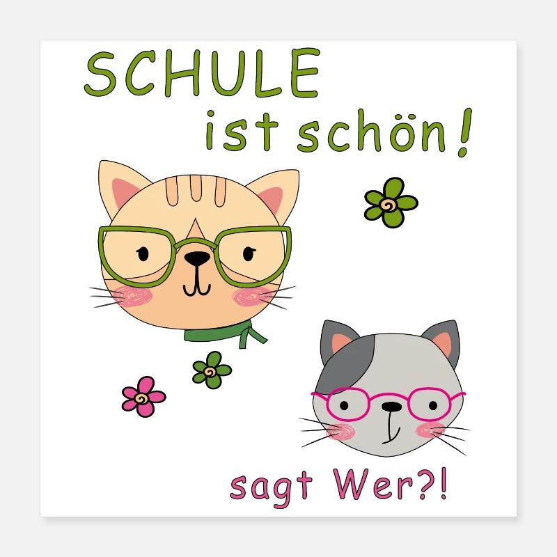 School is beautiful Poster 16" x 16" (40x40 cm)