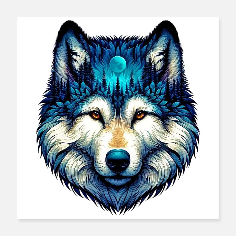 Lupo Poster 40x40 cm