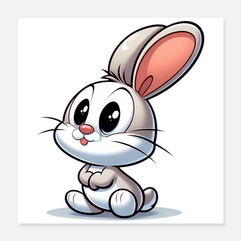 Lapin Poster 40 x 40 cm