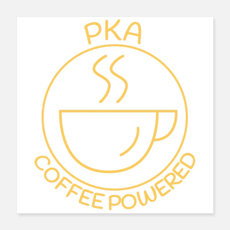 Pharmacie alimentée au café PKA Poster 40 x 40 cm