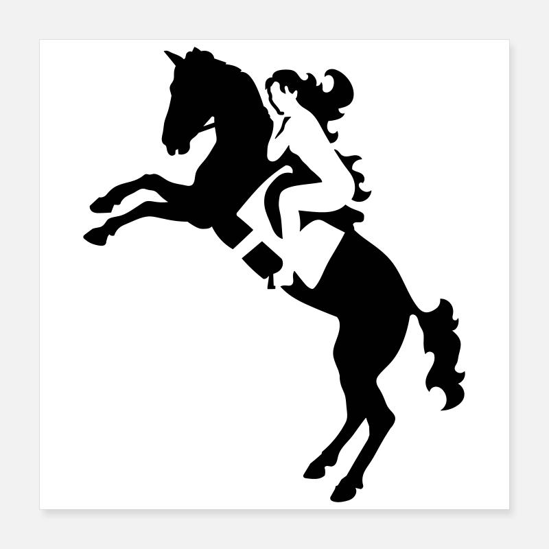 Rider Poster 16" x 16" (40x40 cm)