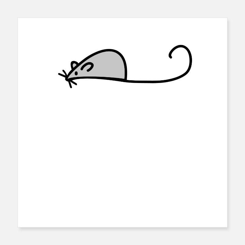 Maus Poster 40x40 cm