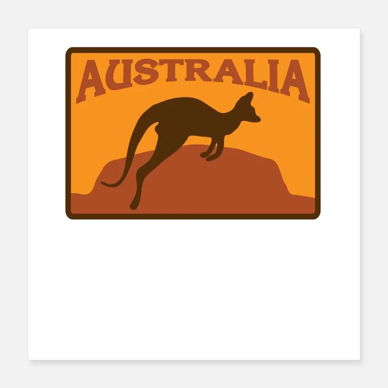 Australie Poster 40 x 40 cm