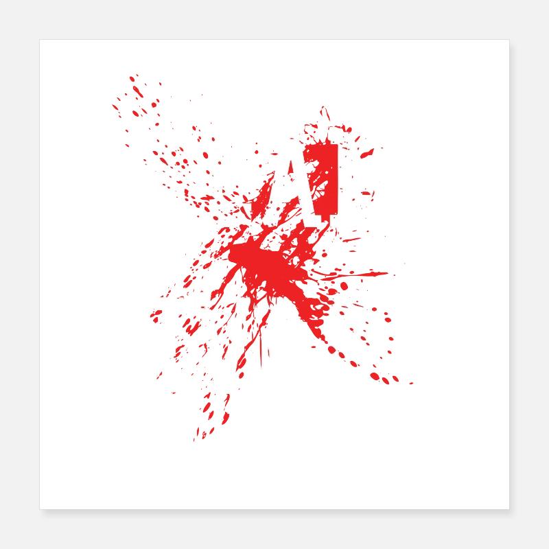 équipe i.sub.var inversée Poster 40 x 40 cm