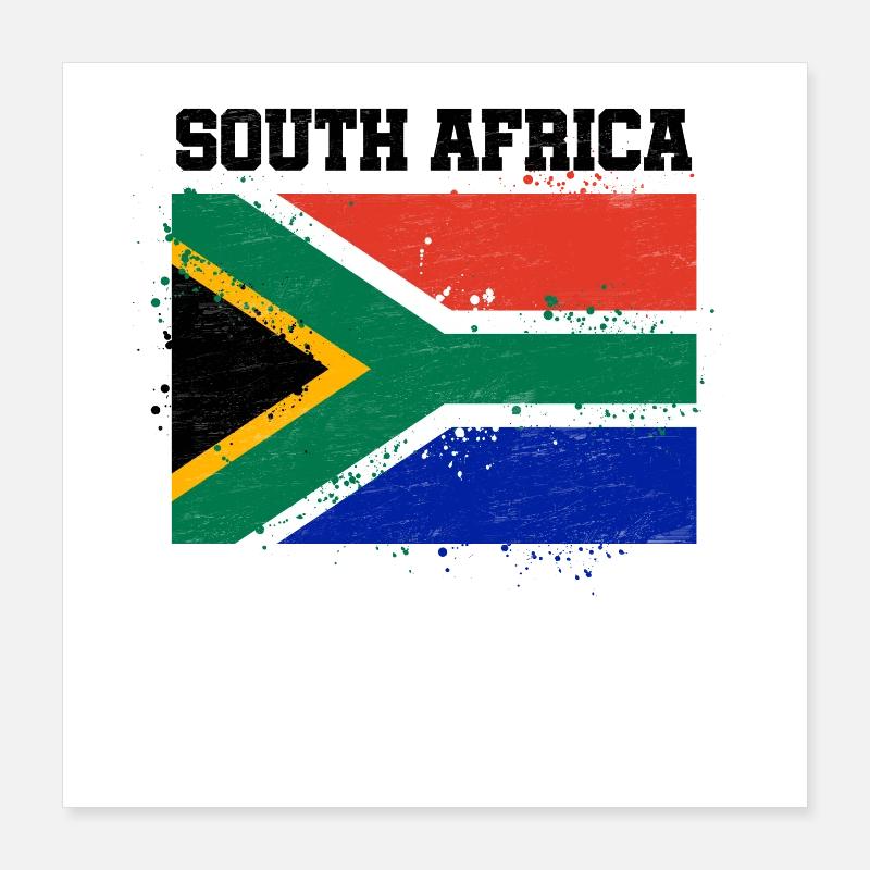 Afrique du Sud Poster 40 x 40 cm