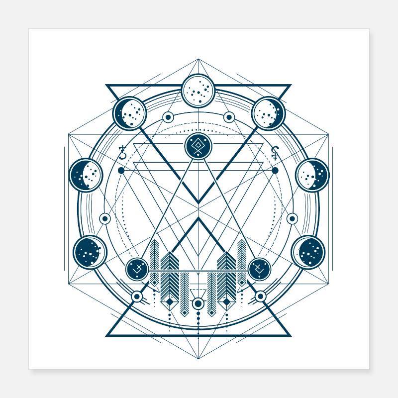 geometry Poster 16" x 16" (40x40 cm)