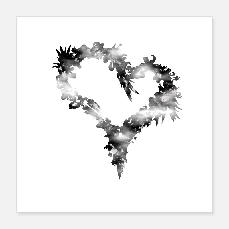 HEART Poster 16" x 16" (40x40 cm)