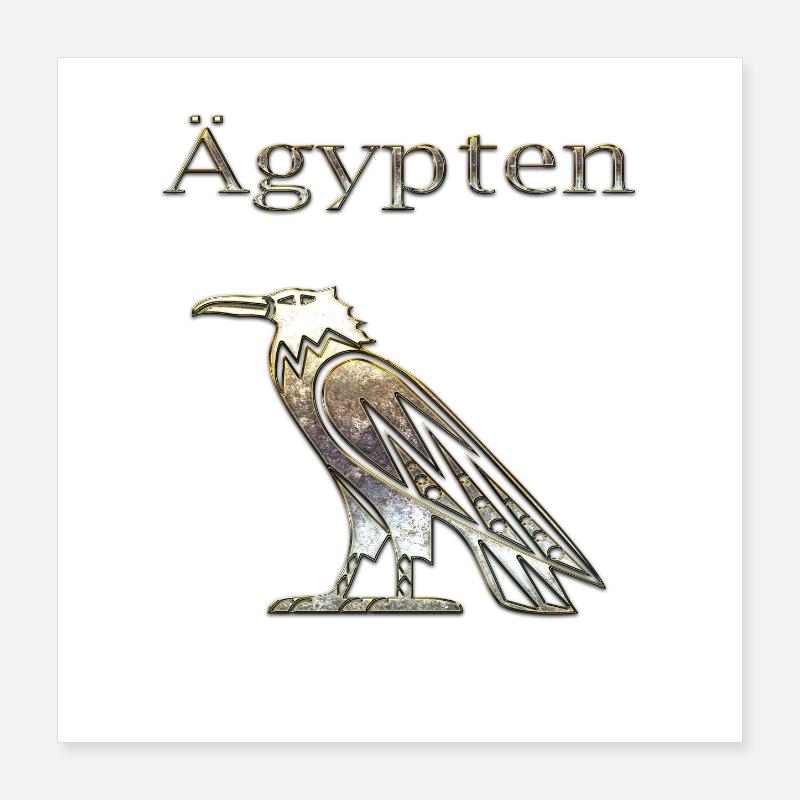 Egypte 62 Poster 40 x 40 cm