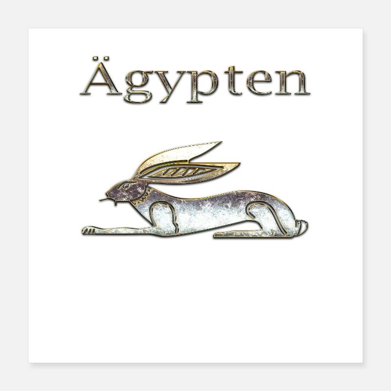 Egypte 63 Poster 40 x 40 cm