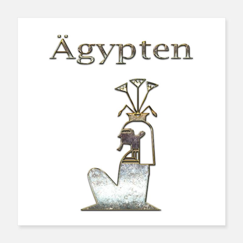 Egypte 73 Poster 40 x 40 cm