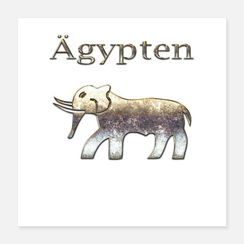 Ägypten 64 Poster 40x40 cm