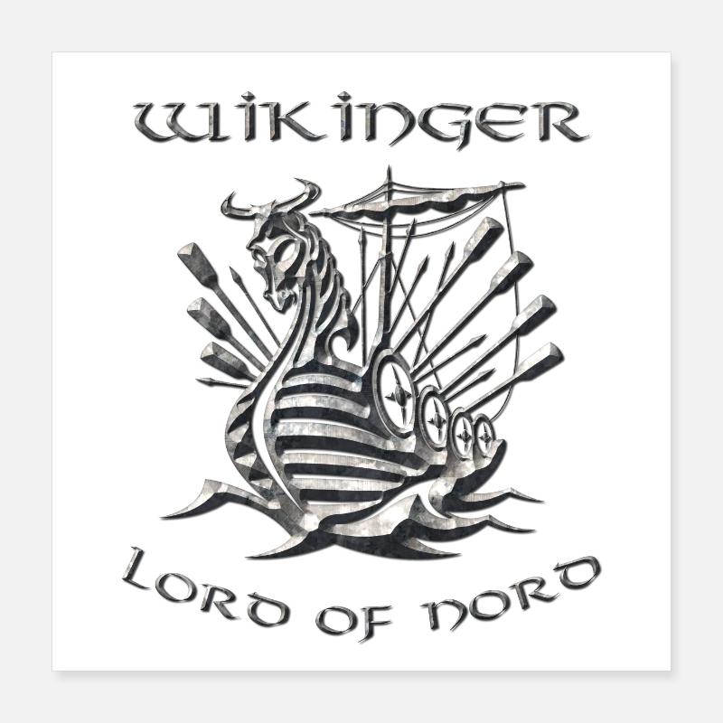 Wikinger 5 Poster 40x40 cm